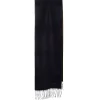 E.Marinella Sciarpe Invernali|Sciarpe Invernali|SCIARPA BICOLOR BLU E MARRONE SCURO IN SETA E CASHMERE Tinta unita