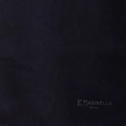 E.Marinella Sciarpe Invernali|Sciarpe Invernali|SCIARPA BICOLOR BLU E MARRONE SCURO IN SETA E CASHMERE Tinta unita