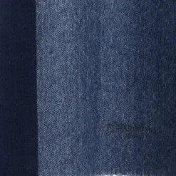 E.Marinella Sciarpe Invernali|Sciarpe Invernali|SCIARPA BICOLOR BLU IN LANA E CASHMERE Tinta unita