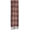 E.Marinella Sciarpe Invernali|Sciarpe Invernali|SCIARPA BICOLOR MARRONE IN SETA E CASHMERE Check