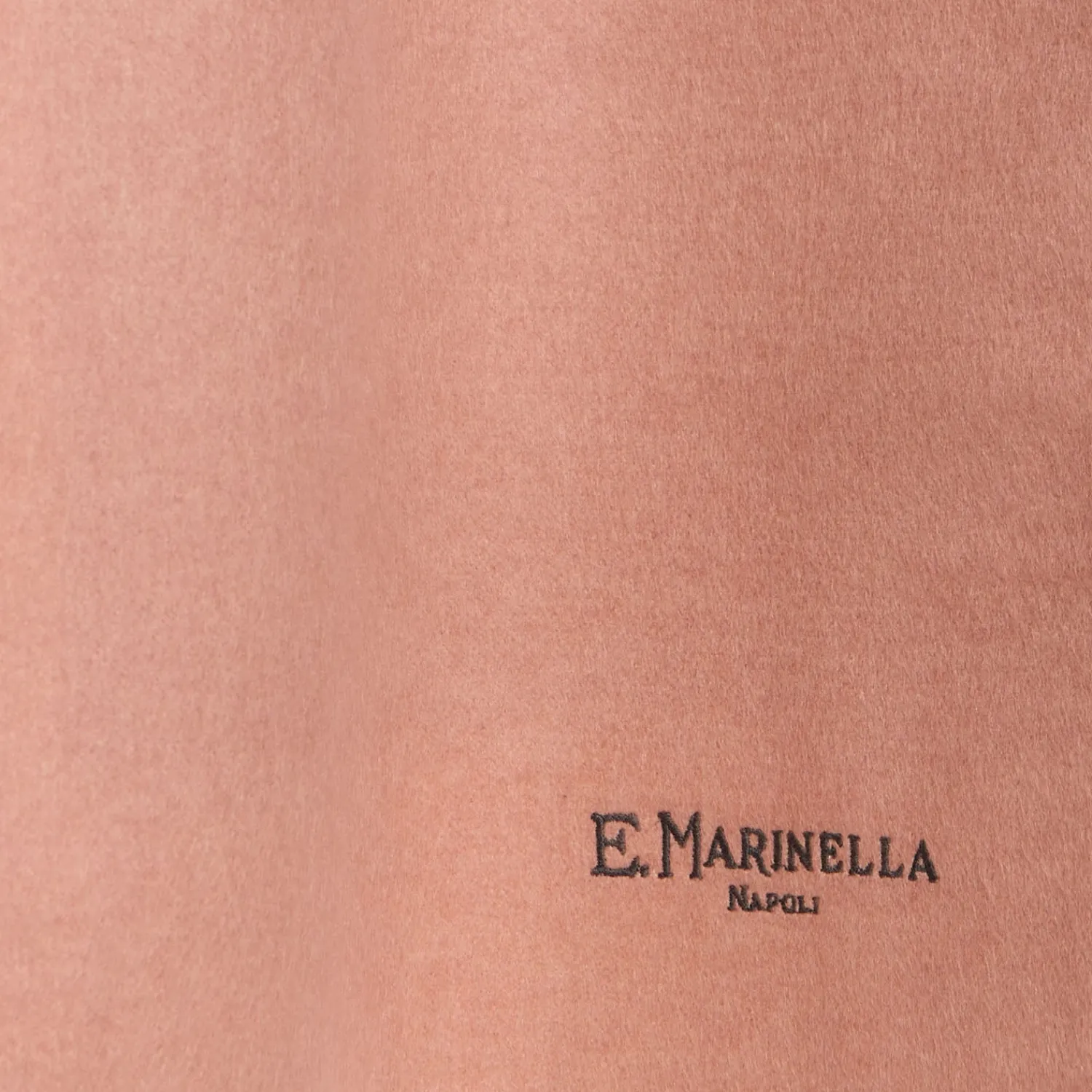 E.Marinella Sciarpe Invernali|SCIARPA BICOLOR ROSA E BEIGE IN SETA E CASHMERE Tinta unita