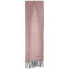 E.Marinella Sciarpe Invernali|Sciarpe Invernali|SCIARPA BICOLOR ROSA E MARRONE SCURO IN SETA E CASHMERE Tinta unita