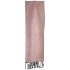 E.Marinella Sciarpe Invernali|Sciarpe Invernali|SCIARPA BICOLOR ROSA E MARRONE SCURO IN SETA E CASHMERE Tinta unita