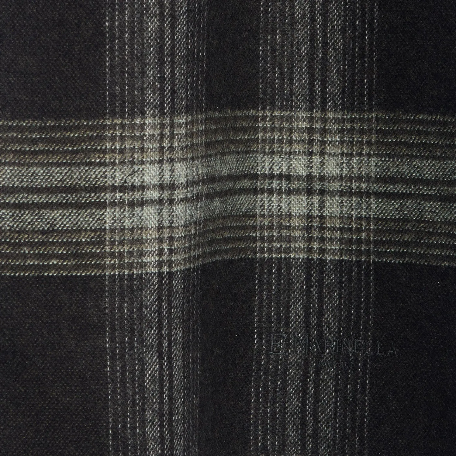 E.Marinella Sciarpe Invernali|Sciarpe Invernali|SCIARPA BICOLOR VERDE IN SETA E CASHMERE Check