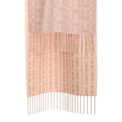 E.Marinella Sciarpe Invernali|SCIARPA LOGO EM ROSA In lana