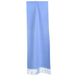 E.Marinella Sciarpe Invernali|SCIARPA TINTA UNITA AZZURRA In lana