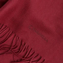 E.Marinella Sciarpe Invernali|SCIARPA TINTA UNITA BORDEAUX In lana