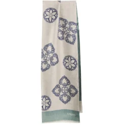 E.Marinella Sciarpe In Seta|SCIARPA TUBOLARE BEIGE IN SETA TWILL Busy pattern