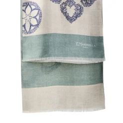 E.Marinella Sciarpe In Seta|SCIARPA TUBOLARE BEIGE IN SETA TWILL Busy pattern