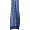 E.Marinella Sciarpe In Seta|SCIARPA TUBOLARE BLU SCUROIN SETA TWILL Classic daisy