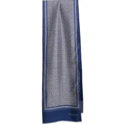 E.Marinella Sciarpe In Seta|SCIARPA TUBOLARE GRIGIO CHIARO IN SETA TWILL Classic daisy