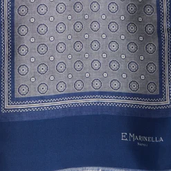 E.Marinella Sciarpe In Seta|SCIARPA TUBOLARE GRIGIO CHIARO IN SETA TWILL Classic daisy