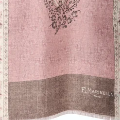 E.Marinella Sciarpe In Seta|SCIARPA TUBOLARE ROSA IN SETA TWILL Paisley pattern