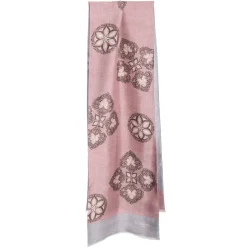 E.Marinella Sciarpe In Seta|SCIARPA TUBOLARE ROSA IN SETA TWILL Busy pattern