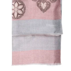 E.Marinella Sciarpe In Seta|SCIARPA TUBOLARE ROSA IN SETA TWILL Busy pattern