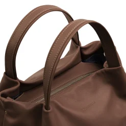 E.Marinella Tote Bag|SOFT BAG MARRONE SCURO In pelle liscia