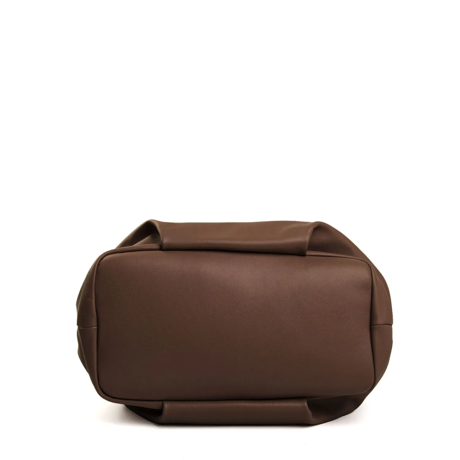 E.Marinella Tote Bag|SOFT BAG MARRONE SCURO In pelle liscia