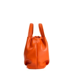 E.Marinella Mini Bag|SOFT MINI BAG ARANCIONEIn pelle liscia