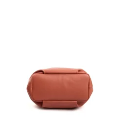 E.Marinella Mini Bag|SOFT MINI BAG ARANCIONE SCURO In pelle liscia