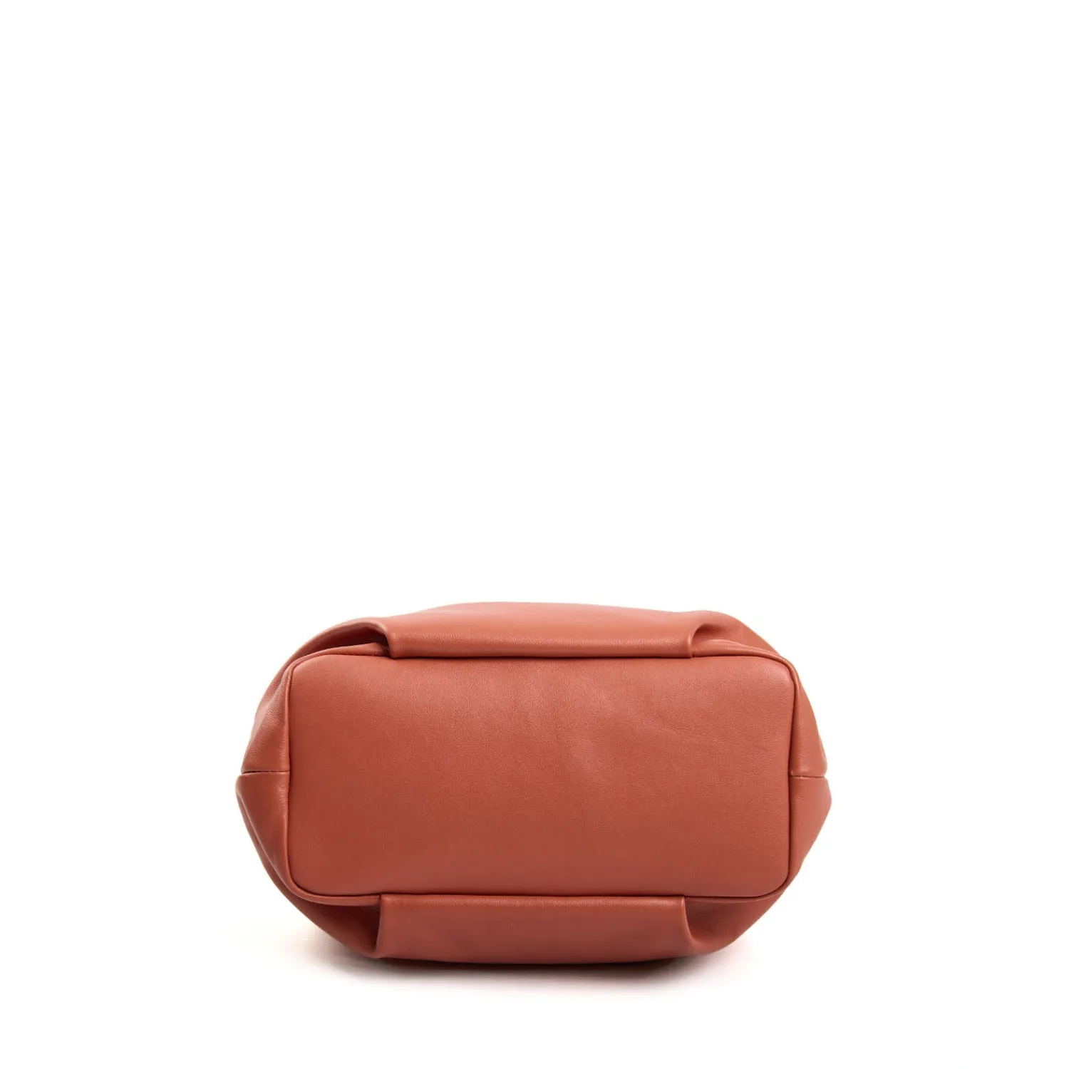 E.Marinella Mini Bag|SOFT MINI BAG ARANCIONE SCURO In pelle liscia