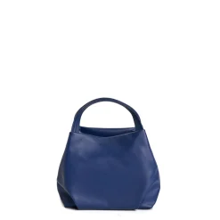 E.Marinella Mini Bag|SOFT MINI BAG BLU POLVERE In pelle liscia