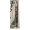 E.Marinella Sciarpe Invernali|STOLA BEIGE IN CASHMERE Collezione floreale