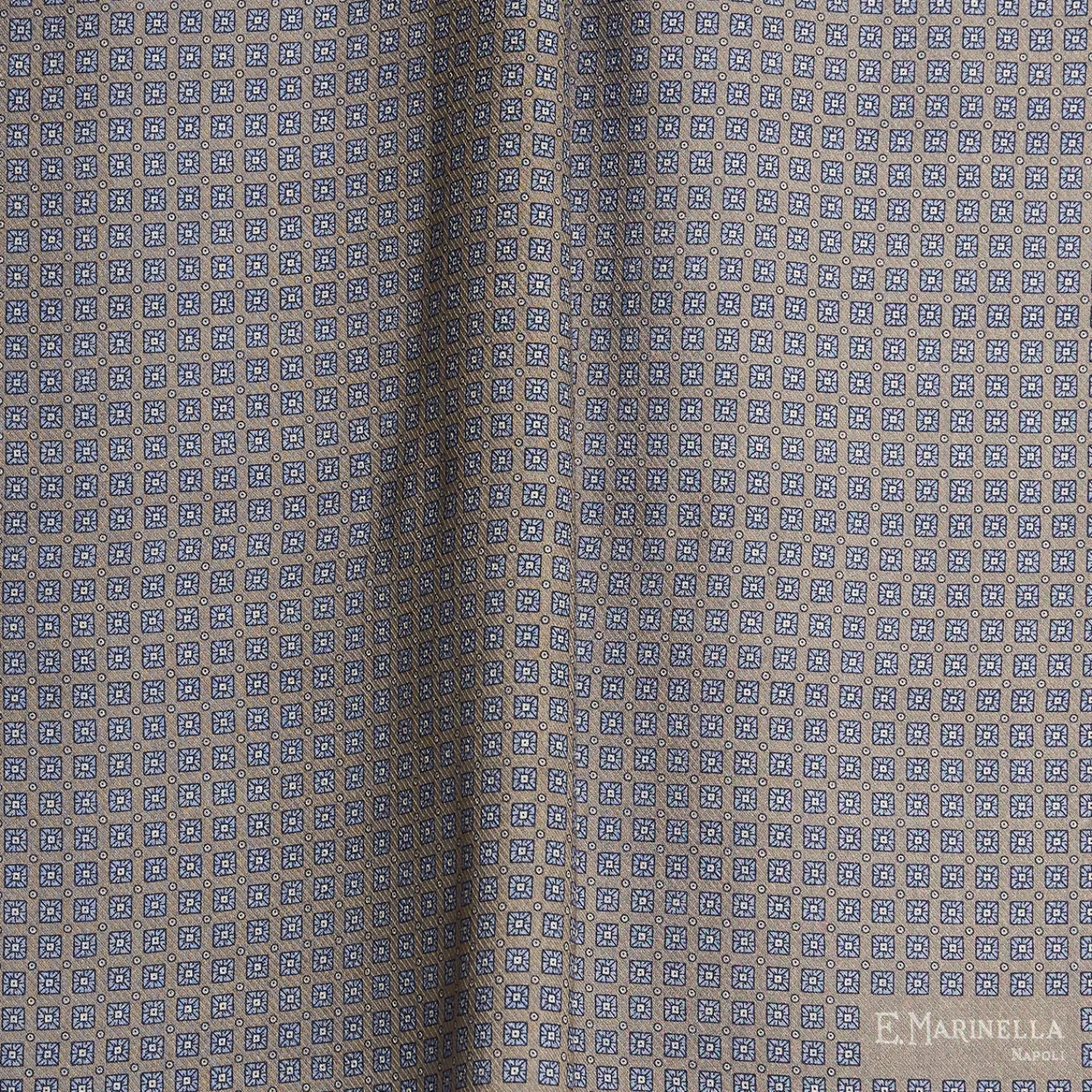 E.Marinella Sciarpe Invernali|STOLA BEIGE In lana con decorazioni floreali