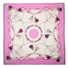 E.Marinella Sciarpe Invernali|Sciarpe In Seta|STOLA ROSA 115 IN LANA, SETA E CASHMERE Nappine e chiavi