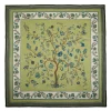 E.Marinella Sciarpe Invernali|STOLA VERDE OLIVA 140 IN LANA E CASHMERE Albero della vita