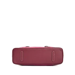 E.Marinella Tote Bag|TOTE BAG MIDI BORDEAUX In suede e pelle