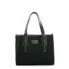 E.Marinella Tote Bag|TOTE BAG MIDI VERDE SCURO In lana e pelle