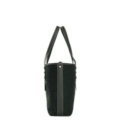 E.Marinella Tote Bag|TOTE BAG MIDI VERDE SCURO In lana e pelle