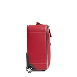 E.Marinella Borse Da Viaggio E Trolley|Borse Da Viaggio E Trolley|TROLLEY SEMIRIGIDO ROSSO In pelle martellata