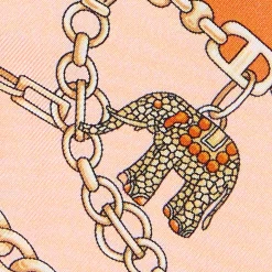 E.Marinella Twilly E Bandeaux|TWILLY IN SETA ARANCIONE Lucky elephant