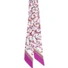 E.Marinella Twilly E Bandeaux|TWILLY IN SETA FUCHSIA Garden flower