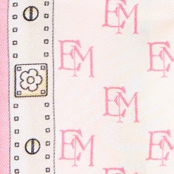 E.Marinella Twilly E Bandeaux|TWILLY IN SETA ROSA Logo em