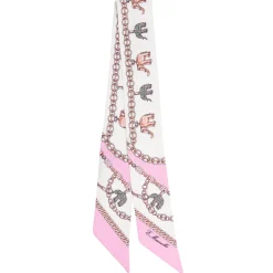 E.Marinella Twilly E Bandeaux|TWILLY IN SETA ROSA Lucky elephant