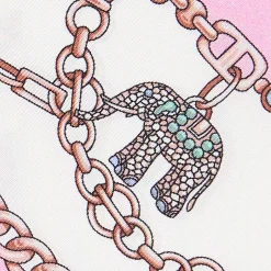 E.Marinella Twilly E Bandeaux|TWILLY IN SETA ROSA Lucky elephant