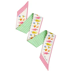 E.Marinella Twilly E Bandeaux|TWILLY IN SETA VERDE CHIARO La gelateria